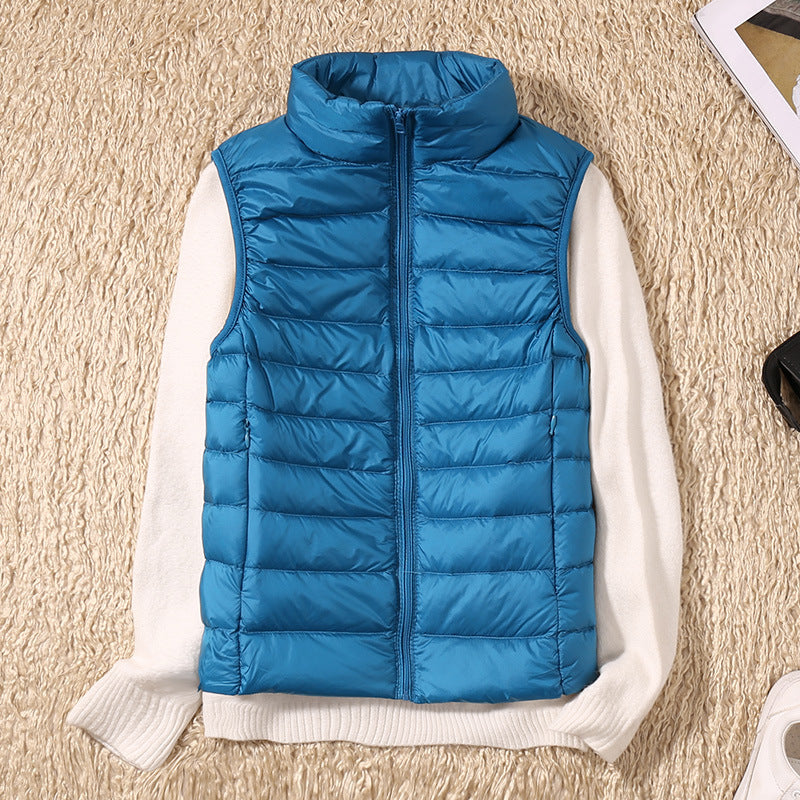 Nola | Nieuwe waterdichte gilet met wit dons