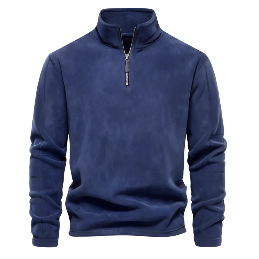 Hendrick | Fleece zipper trui