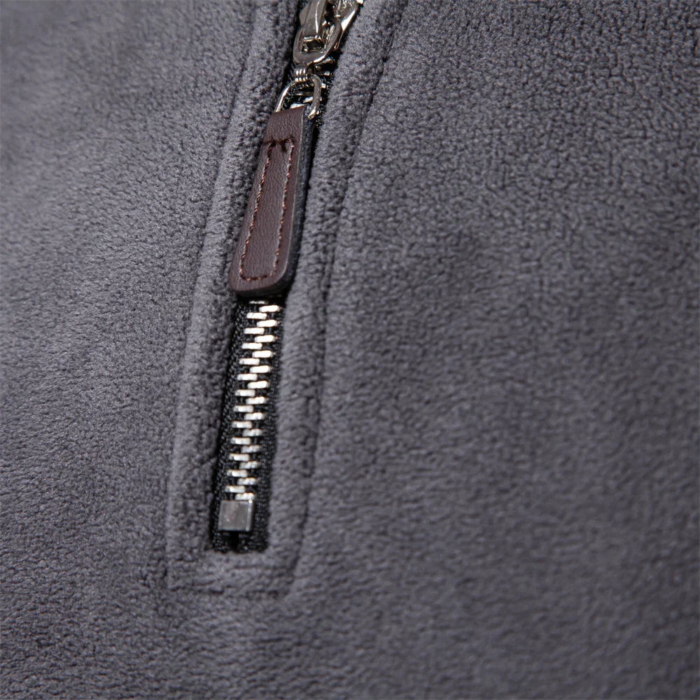 Hendrick | Fleece zipper trui