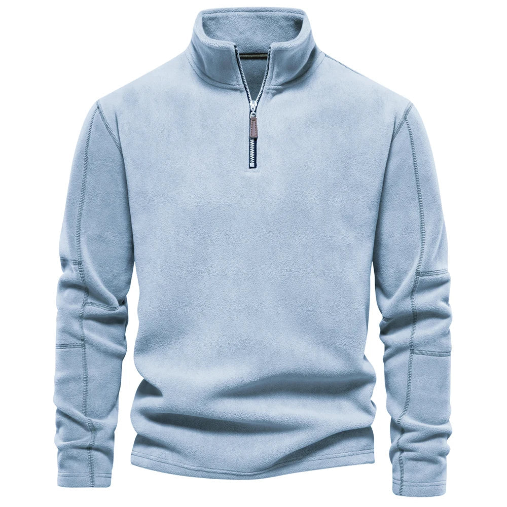 Hendrick | Fleece zipper trui