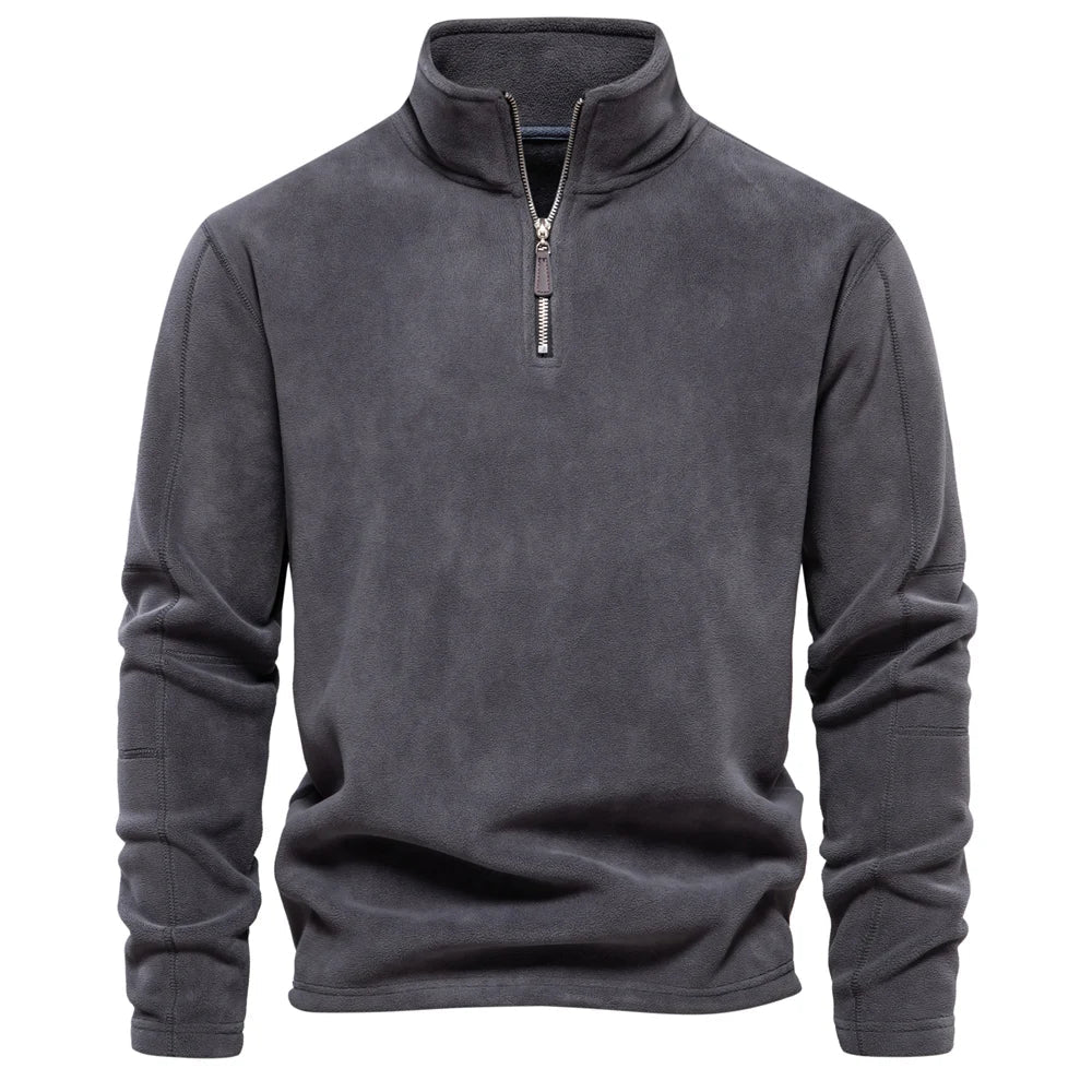 Hendrick | Fleece zipper trui